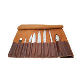 LATINUS Vintage Barbecue/BBQ Knife Case - 8 pieces