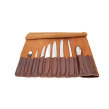 LATINUS Vintage Barbecue/BBQ Knife Case - 8 pieces