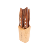 LATINUS Jumbo Steak Knife Block - 4 pieces