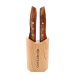 LATINUS Jumbo Steak Knife Block - 4 pieces