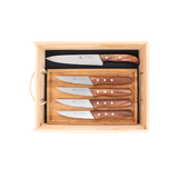 LATINUS Barbecue/BBQ Knife and Cutting Board Set - 6 pieces