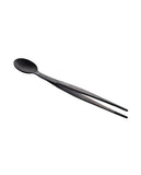Colher e Pinça Preta FinalTouch para Provar - Chef (Preto)