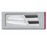 Santoku Knife and Black Bread Knife Set