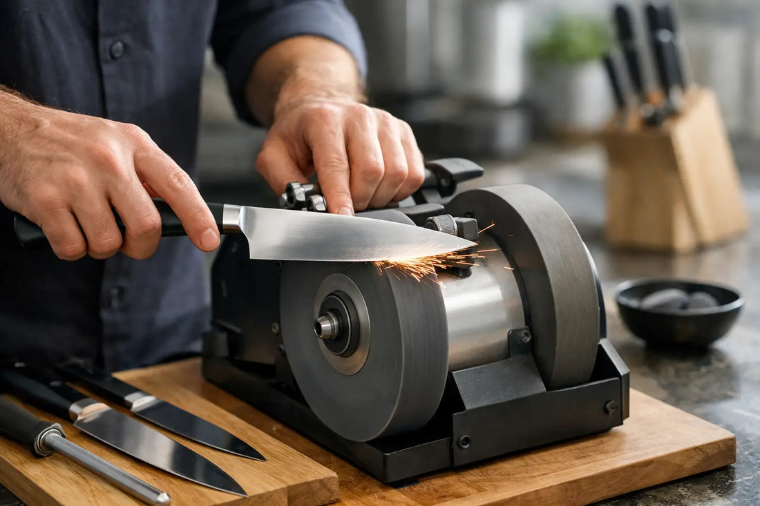 Afiação profissional para facas de cozinha