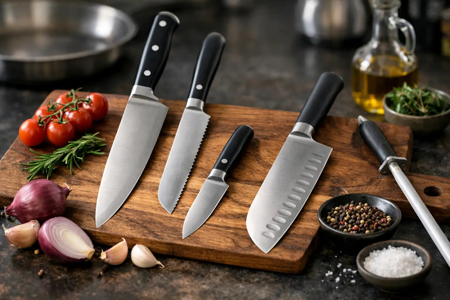 Facas de cozinha profissionais: como escolher