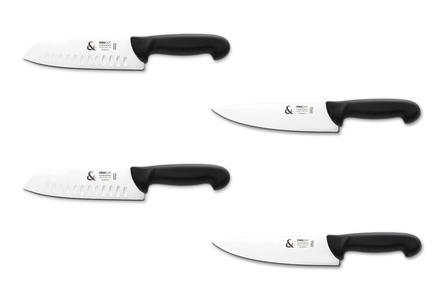 Diferença entre faca santoku e chef