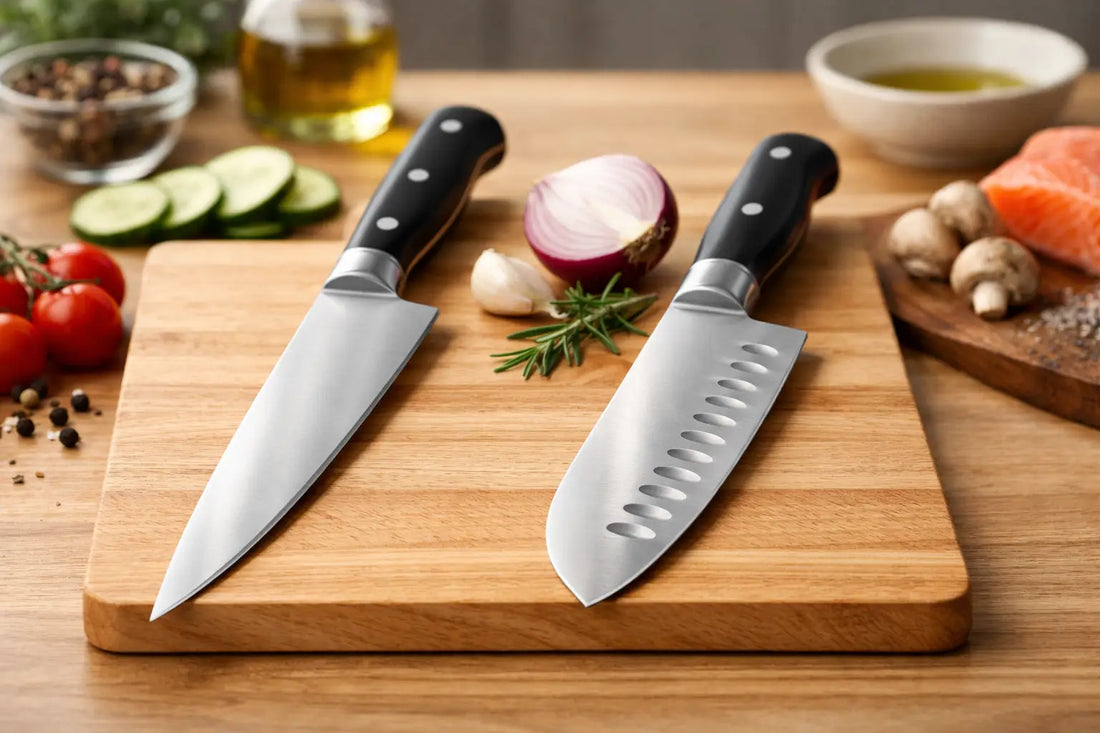 Faca chef ou santoku: qual faz mais sentido?
