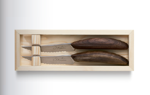 Conjunto Gift de facas para bife/multiusos, 2 peças - Walnut