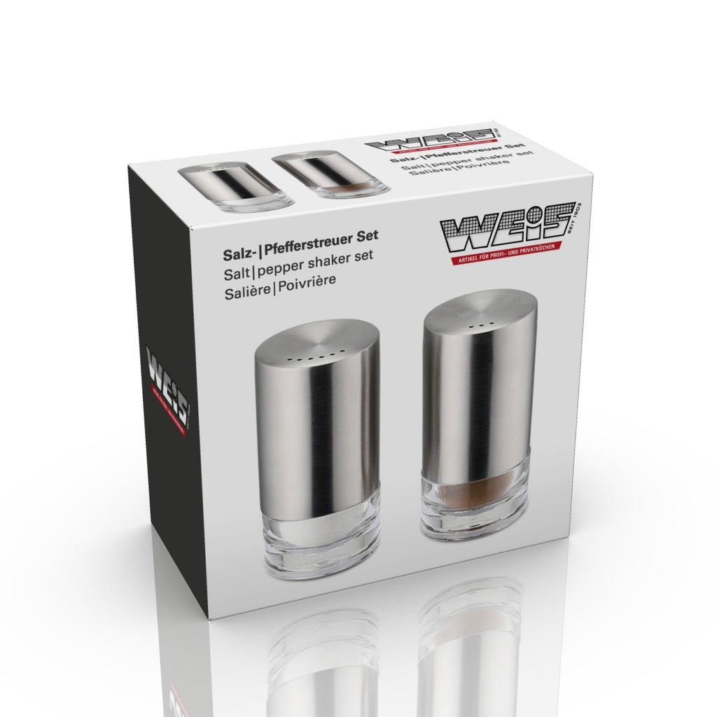 Salt and pepper shaker set