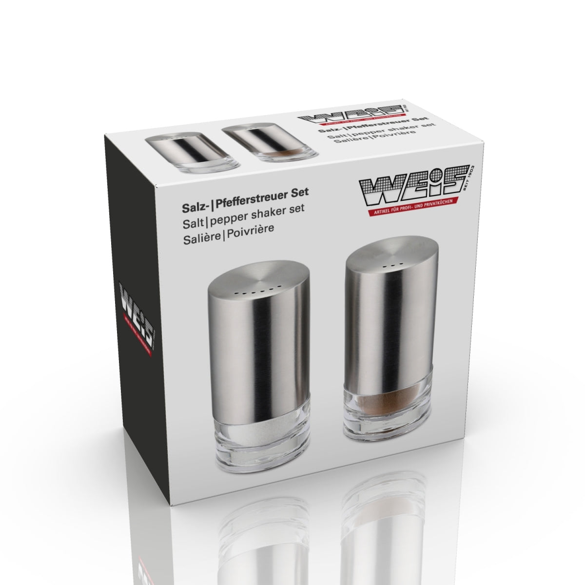 Salt and pepper shaker set