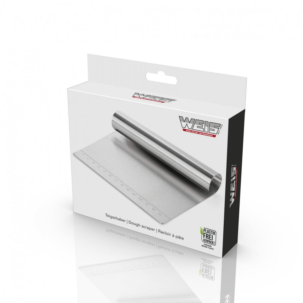 Raspador de massa / cartão de massa em aço inoxidável