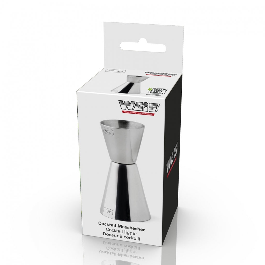 Cocktail measuring cup 2+4 cl