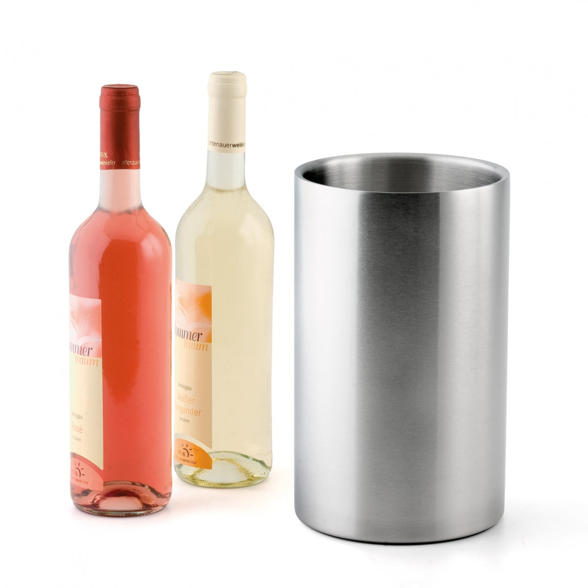 Double wall bottle cooler