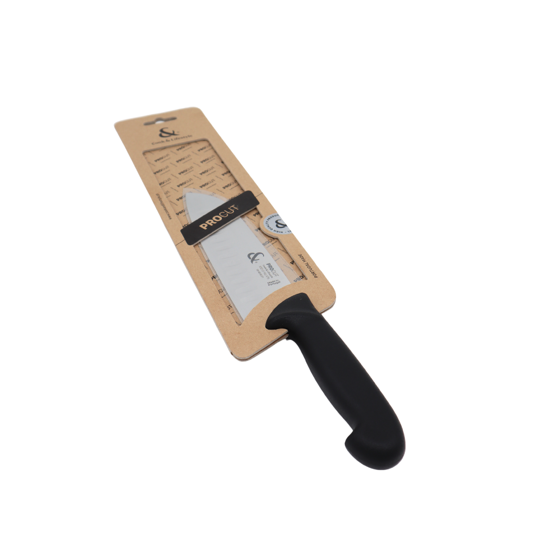 Santoku Knife 18 cms Black PROCUT C&amp;L