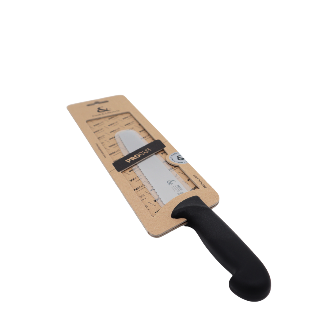 PROCUT C&amp;L 20cm Black Bread Knife 