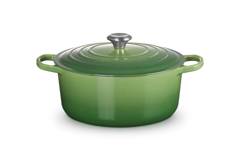 Cocotte redonda de ferro fundido - Le Creuset Verde Vulcânico