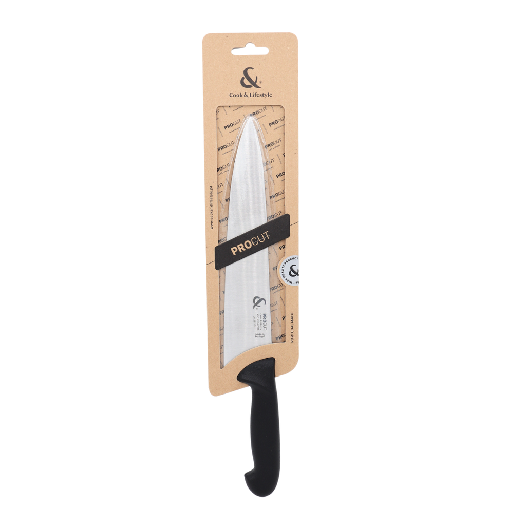 Carving/Chef Knife 25cm Black PROCUT C&amp;L
