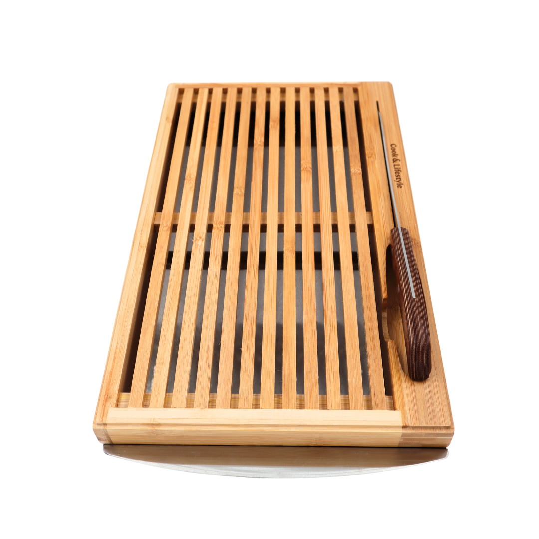 Conjunto de Faca e Tábua para Pão/ LATINUS - 2 peças