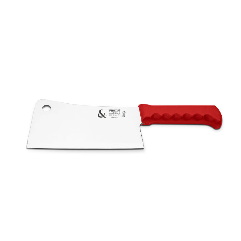 Cutelo 18cm, cabo vermelho