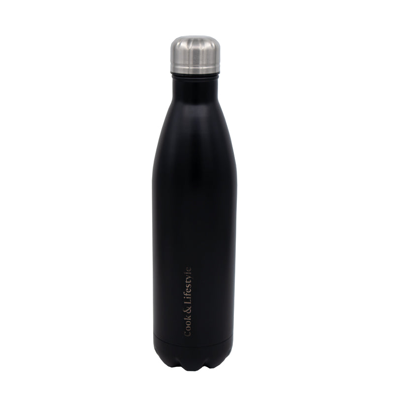 Garrafa térmica 750 ml Inox Preta