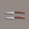 Conjunto de facas para bife, 2 peças - Stone Walnut