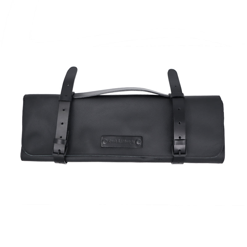 Bolsa C&L em pele preta, 13 peças