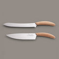 Conjunto de facas chef e pão para cozinha - Beech