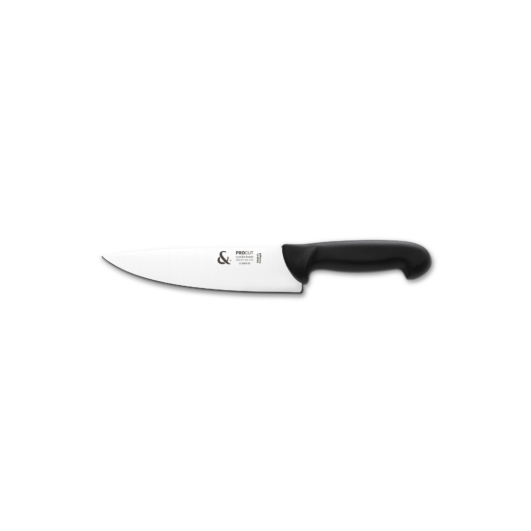 Carving/Chef Knife 20cm Black PROCUT C&amp;L