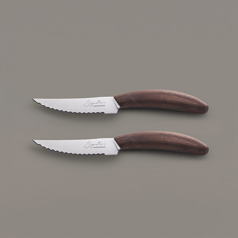 Conjunto de facas para bife, 2 peças - Walnut