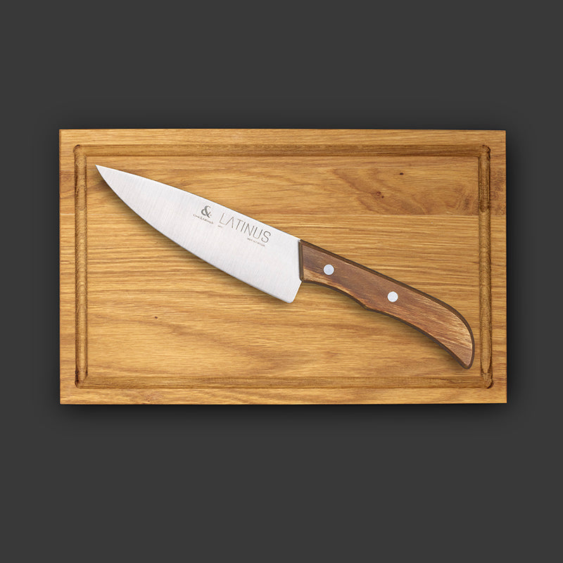 Conjunto de faca e tábua para cozinha