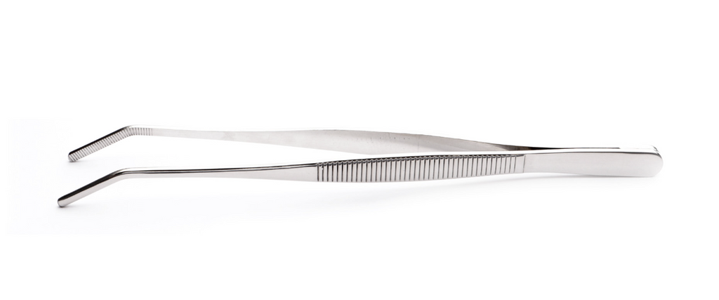 Stainless Steel Tilting Grill/Kitchen Tongs, 22cm