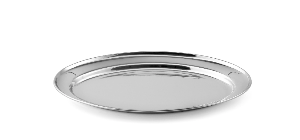 Travessa Oval Inox 30 cm