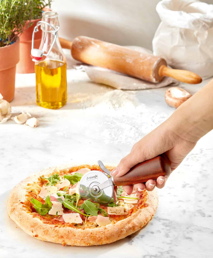 Cortador de pizza Ø 7 cm nogueira