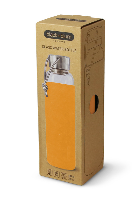 Black+Blum Orange Reusable Water Bottle