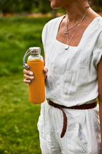 Black+Blum Orange Reusable Water Bottle