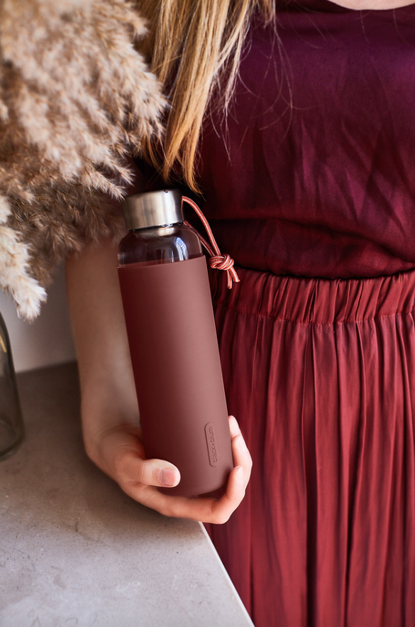 Burgundy Black+Blum Reusable Water Bottle