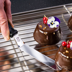 De Buyer Espátula Curvada de lamina direita 26,5cms