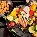 De Buyer Flexible Perforated Spatula 31cms