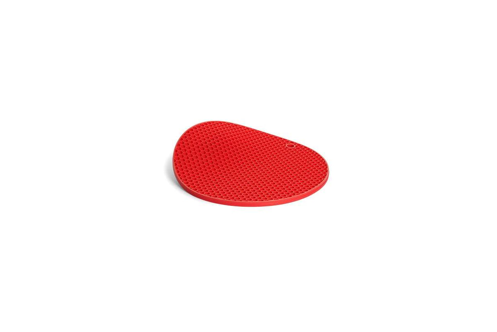 Round honeycomb silicone coaster 