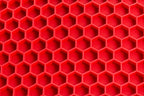 Round honeycomb silicone coaster 