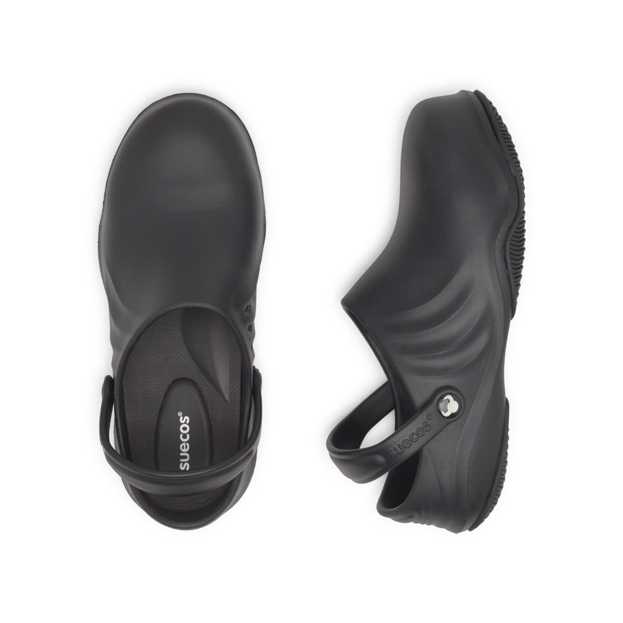 Socas com Biqueira de Aço Preto Suecos