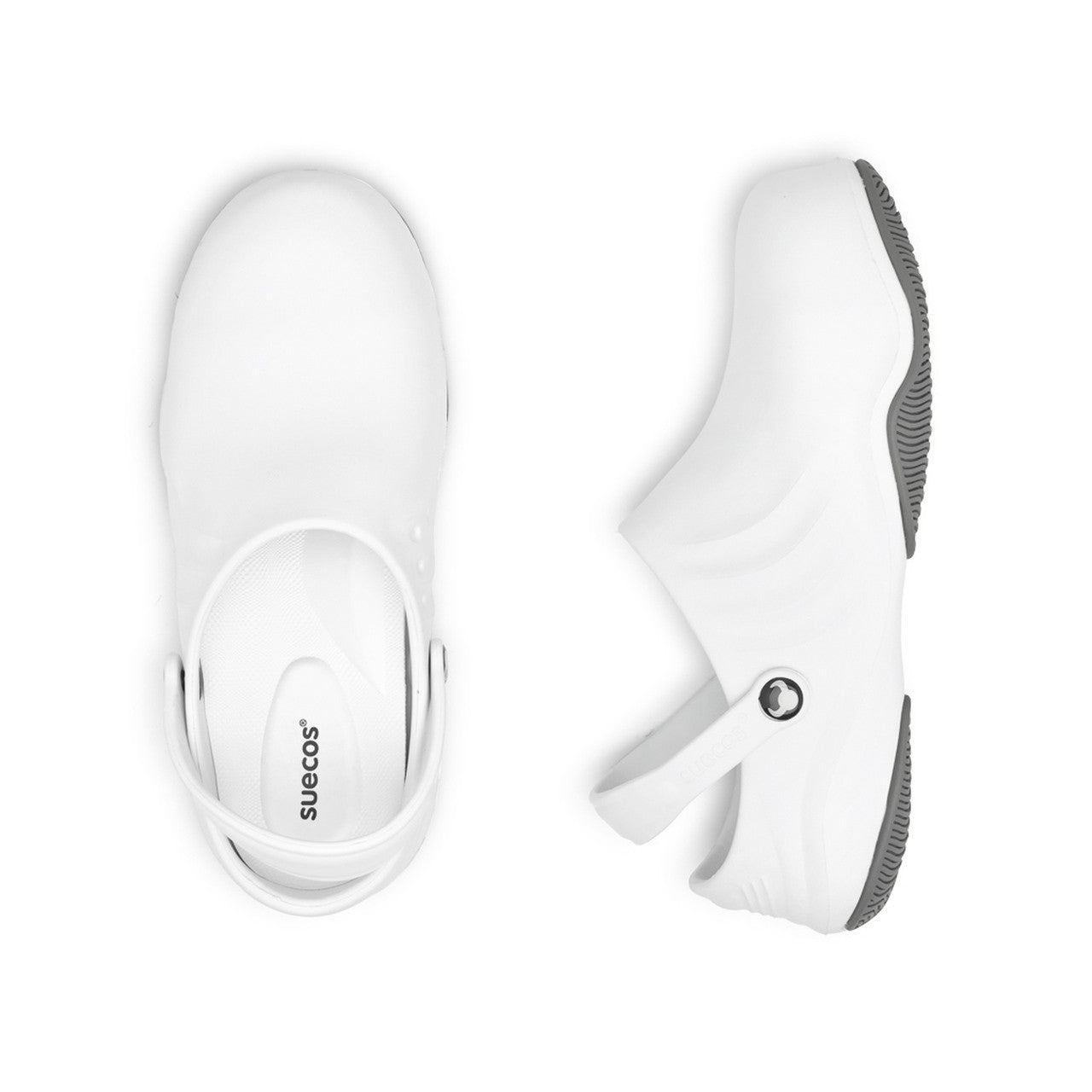 Socas com Biqueira de Aço Branco Suecos