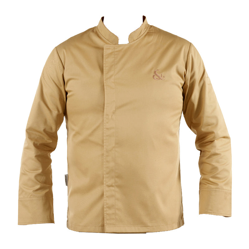 Jaleca bege C&L em sarja