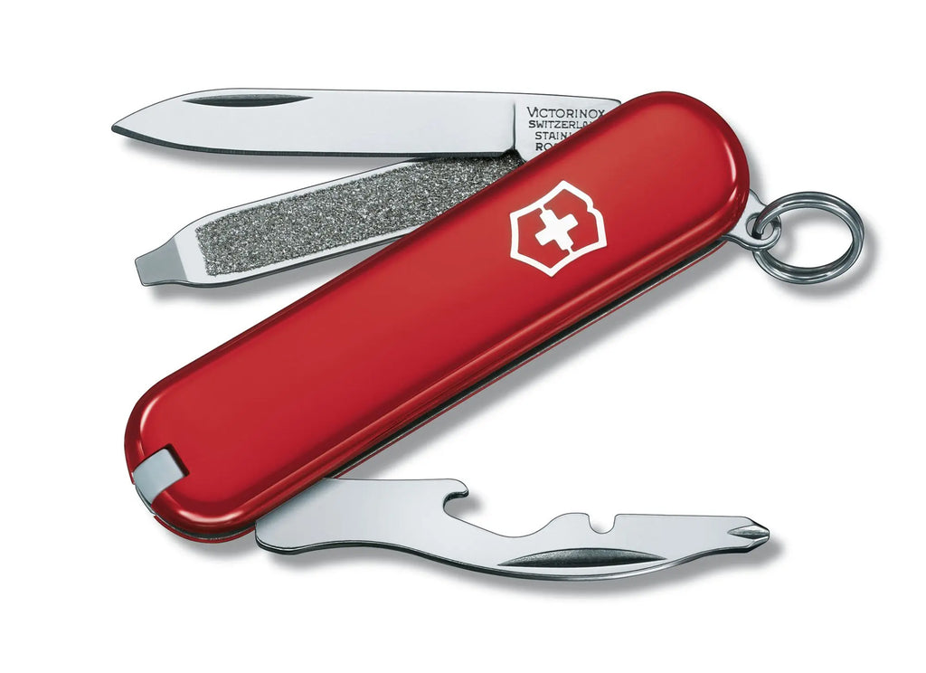 Rally Pocket Knife - 9 Functions, Red