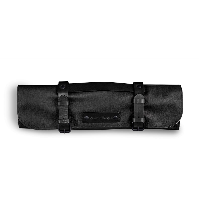 Bolsa em pele preta C&L - black 7 peças