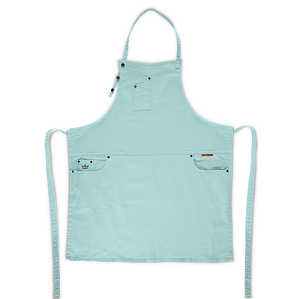 Light Blue Slim Fit Five-Pocket Apron 