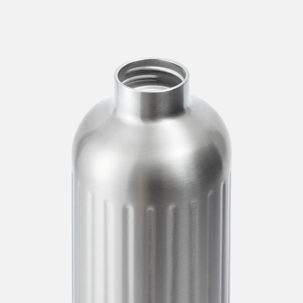Explorer Large Stainless Steel Thermal Bottle - Black+Blum Black Edition