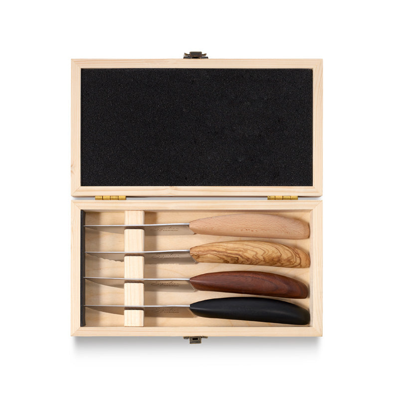 Conjunto Gift de facas para bife/multiusos, 4 peças - Stone Beech