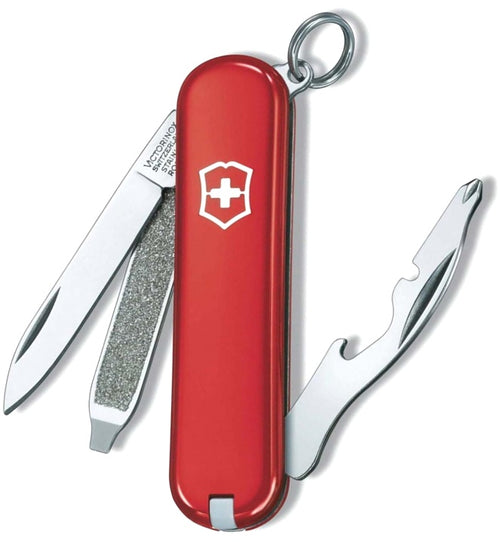 Rally Pocket Knife - 9 Functions, Red