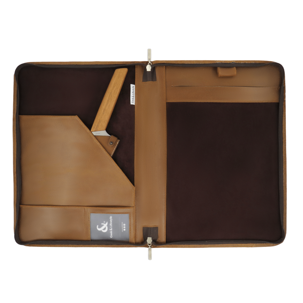 Pasta de Mão Castanho Ferrugem C&L